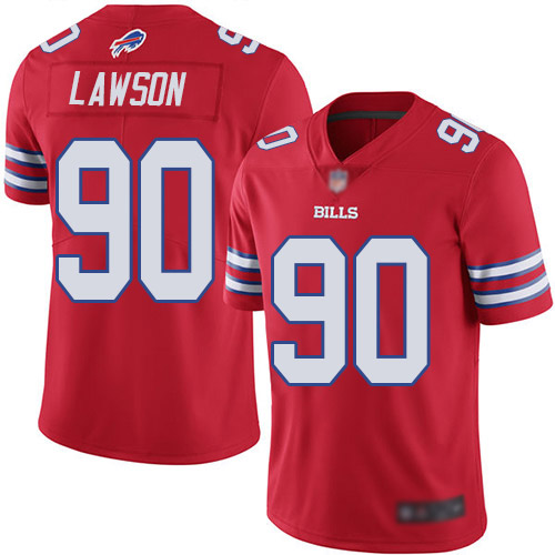 Men Buffalo Bills #90 Shaq Lawson Limited Red Rush Vapor Untouchable NFL Jersey->buffalo bills->NFL Jersey